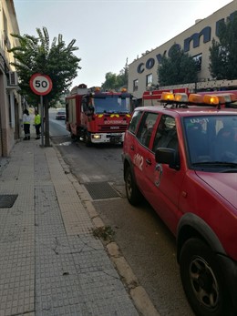 Incendio en Archena, bomberos