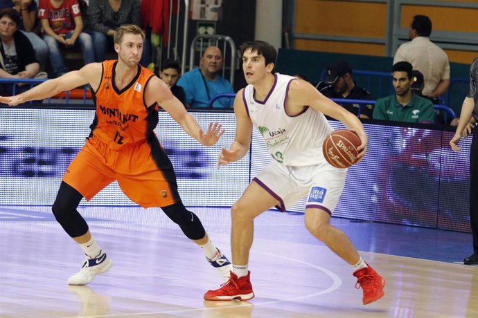 Carlos Suarez y David Wear en el partido Montakit Fuenlabrada-Unicaja