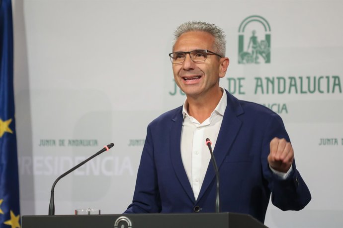 Miguel Ángel Vázquez, en rueda de prensa posterior al Consejo de Gobierno