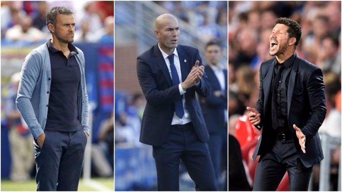 Luis Enrique, Zidane y Simeone, candidatos a entrenador FIFA