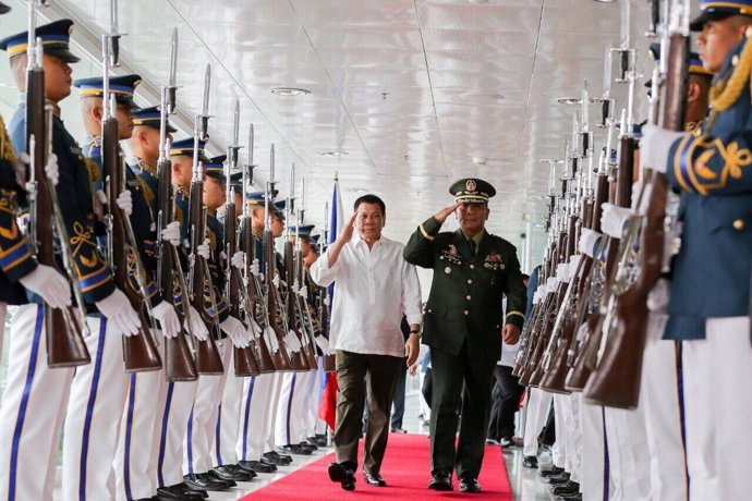 El presidente de Filipinas, Rodrigo Duterte, en una visita a Vietnam