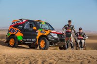 Esteve y su Mitsubishi adaptado superan un test en Marruecos de cara al Dakar