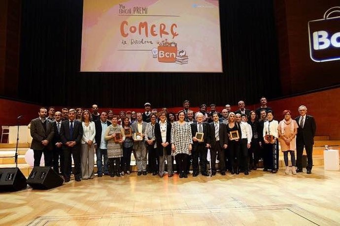 Ada Colau en los Premis Comerç y Premis Mercats de Barcelona