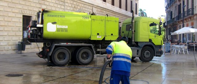 Camión de Limasa limpieza