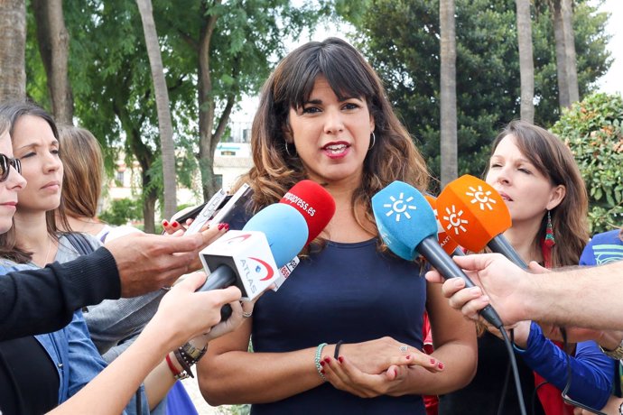 Teresa Rodríguez, hoy ante los medios