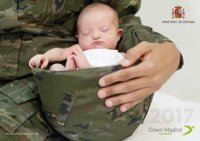 Las Fuerzas Armadas, en el calendario solidario de la Fundación Síndrome de Down de Madrid