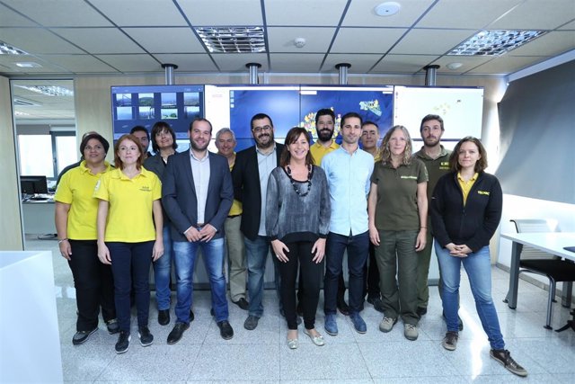 Armengol en la presentación del balance incendios