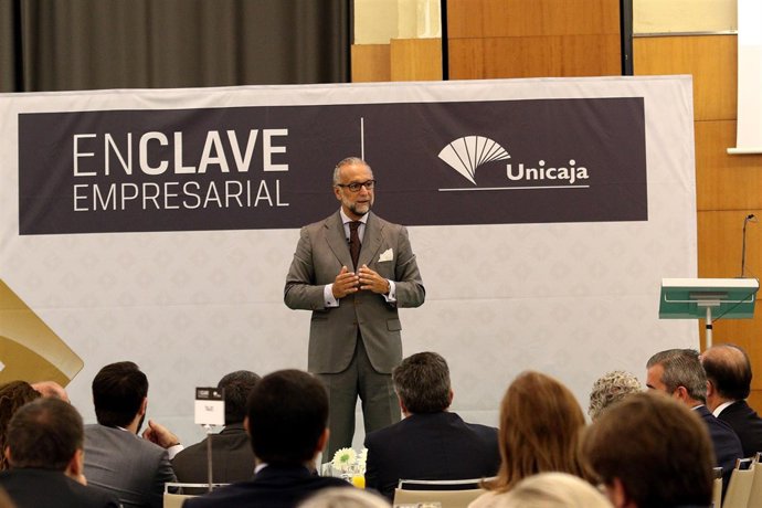 O'Kean durante su conferencia en un foro empresarial en Málaga