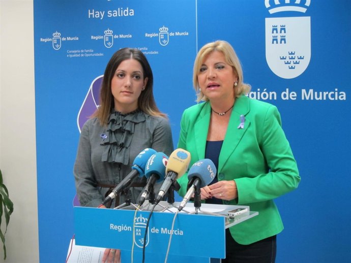 Violante Tomás y Alicia Barquero, en la rueda de prensa