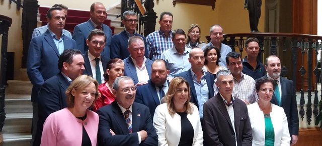 La presidenta de la Junta con las organizaciones agrarias almerienses