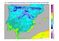 Llega más frío del normal este fin de semana, con heladas y las primeras nevadas