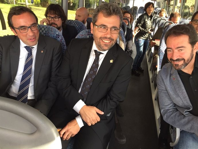 Josep Rull, Andreu Francisco y David Ricart