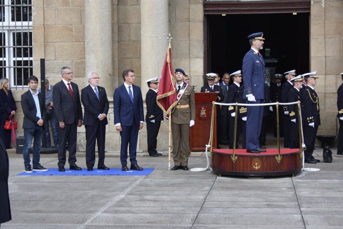 El rey Felipe VI en el Arsenal Militar de Ferrol