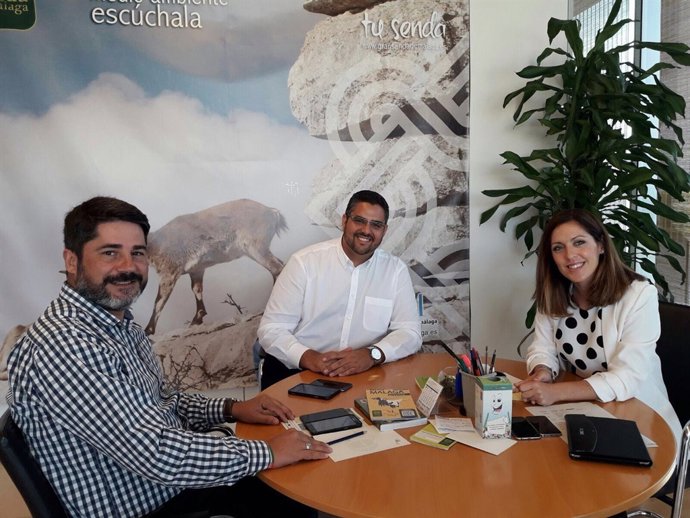 Reunión de Marina Bravo en Ayuntamiento de Mijas 