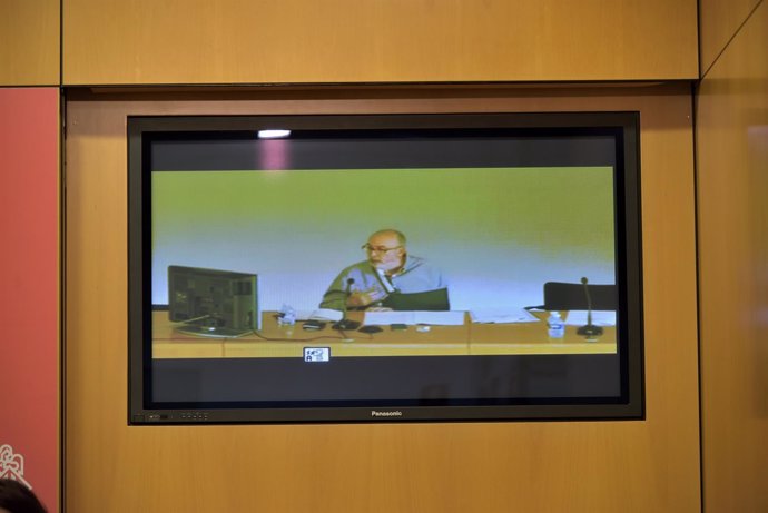 Manuel Alcaraz declara por videoconferencia en las Corts