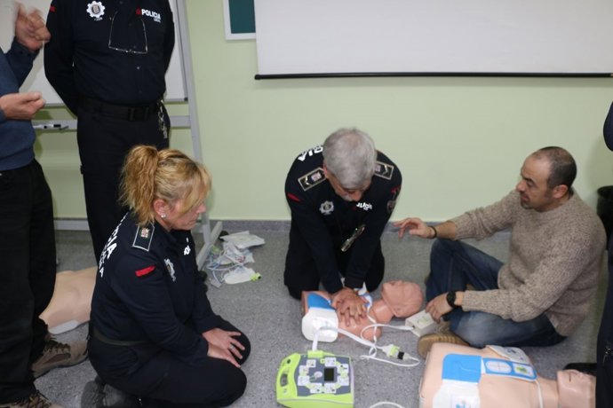 Simulacro de una reanimación