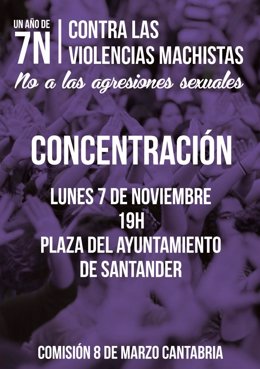 Cartel de la concentración en Santander