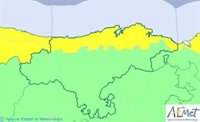 Cantabria estará este fin de semana en alerta amarilla por lluvias