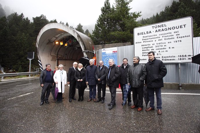 Acto central del 40º aniversario del Túnel de Bielsa