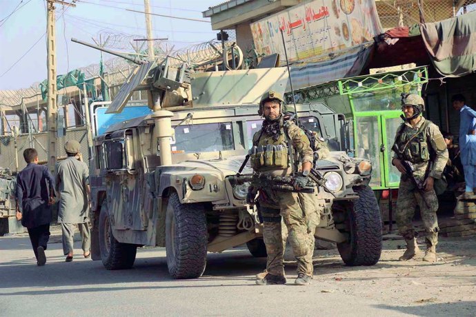 Fuerzas afganas en Kunduz