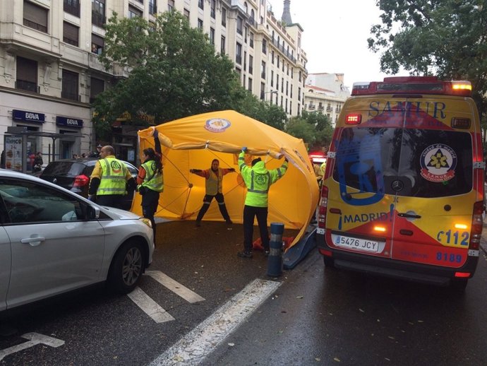 Atropello calle Alcalá