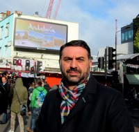 Campaña de la marca Andalucía en grandes pantallas en Londres