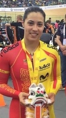 Tania Calvo, medalla de bronce en la Copa del Mundo de ciclismo en pista