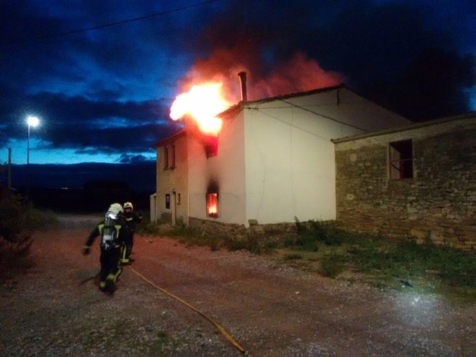 Incendio en una vivienda de Traibuenas