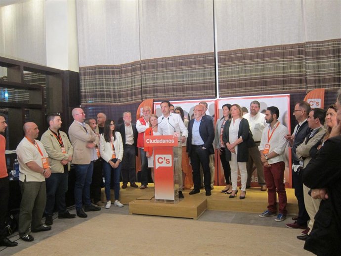 Javier Sánchez-Agustino después del recuento de votos 