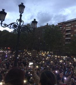 Concentración en Granada contra la fusión hospitalaria