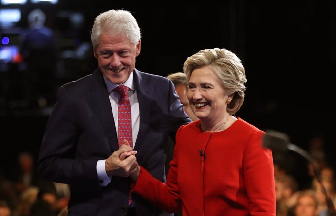 Hillary Clinton y su marido, Bill Clinton