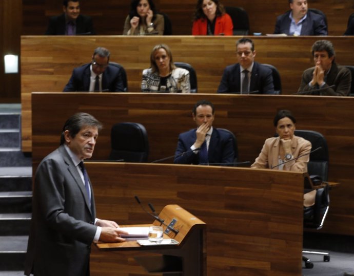 Javier Fernández en el debate de orientación política de Asturias