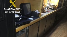 Robo en establecimiento hostelero en Aranga