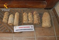 Destruidos siete proyectiles de la guerra Carlista localizados en Abárzuza