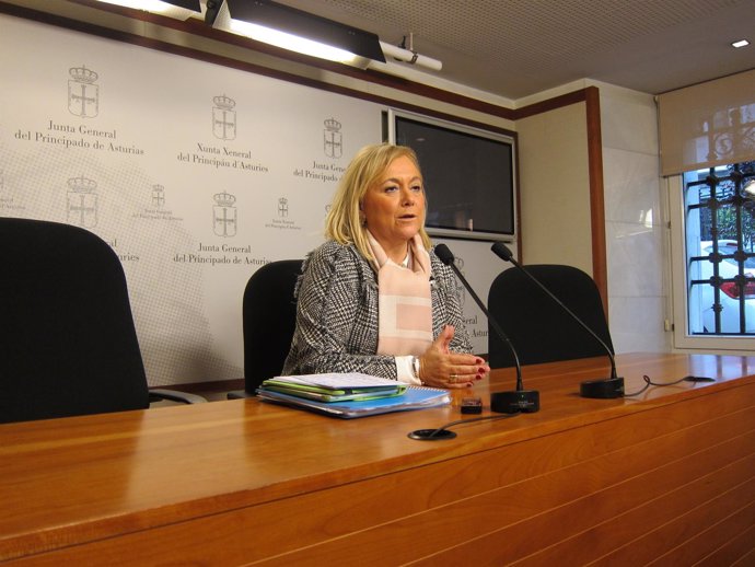 La presidenta del PP en Asturias, Mercedes Fernández