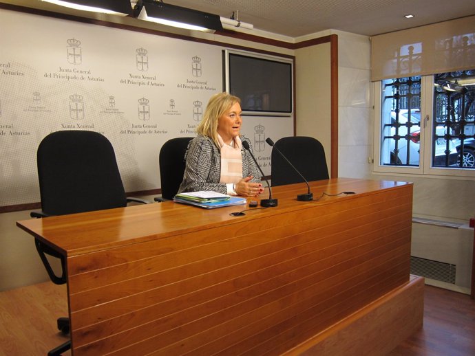 La presidenta del PP asturiano, Mercedes Fernández