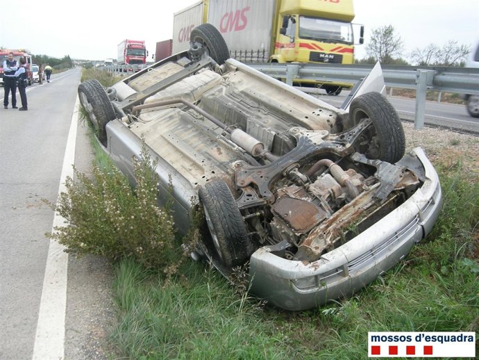 Accidente de un conductor que sextuplicaba la tasa de alcohol