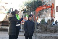 El Ayuntamiento de Huesca inicia las obras en el Pasaje Arco Iris