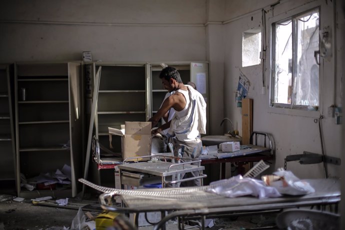 Instalaciones médicas de MSF bombardeadas en Abs (Yemen)