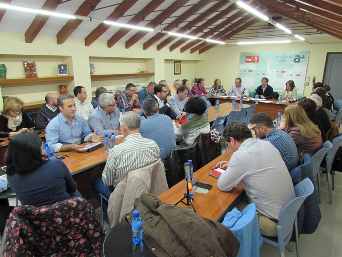 Reunión de la ejecutiva provincial del PSOE