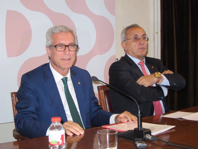 El alcalde de Tarragona, Josep Félix Ballesteros, y presidente del COE, Blanco