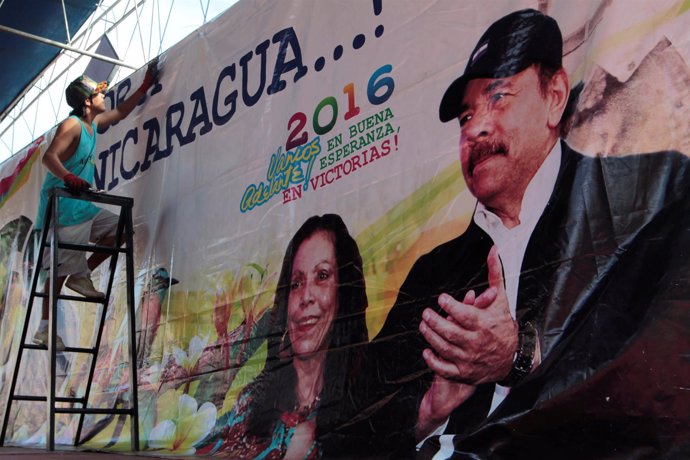 Cartel de las elecciones presidenciales en Nicaragua