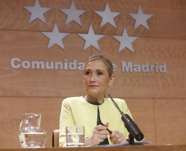 La presidenta de la Comunidad de Madrid, Cristina Cifuentes