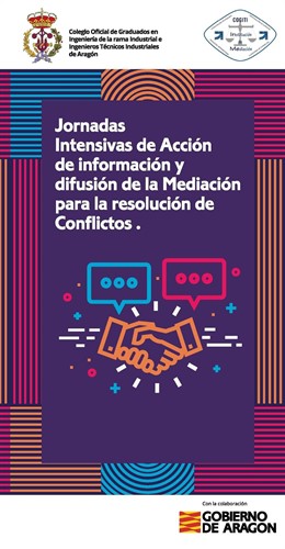 Cartel de la jornada sobre mediación que se celebrará en Teruel este miércoles