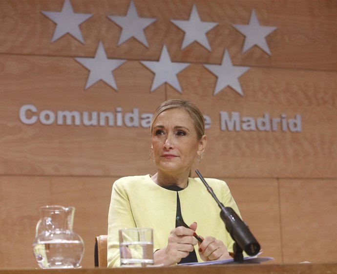 La presidenta de la Comunidad de Madrid, Cristina Cifuentes