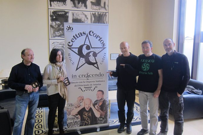 Presentación del disco 'In Crescendo' de Celtas Cortos con la OSPA.