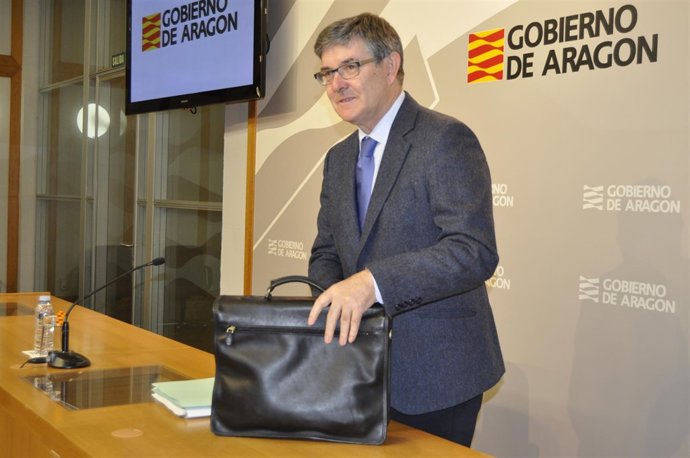 Vicente Guillén, consejero de Presidencia del Gobierno de Aragón. 