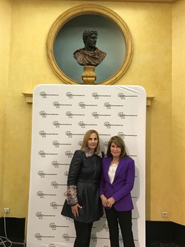 Anna Vives (Vicens Vives) e Isabel Alonso (Transportes Isabel Alonso)