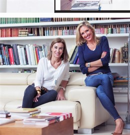 La periodista Marta Robles y la escritora Carmen Posadas. 