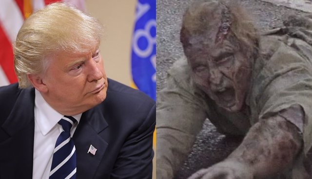 Donald Trump y The Walking Dead